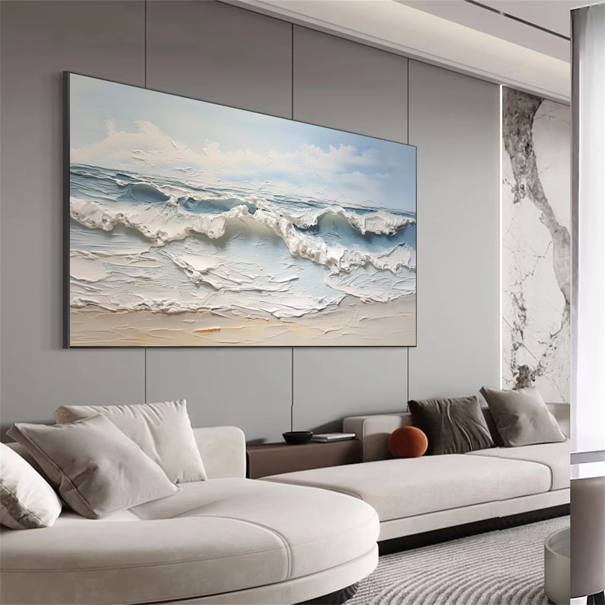 Sky And Ocean Painting #SO086