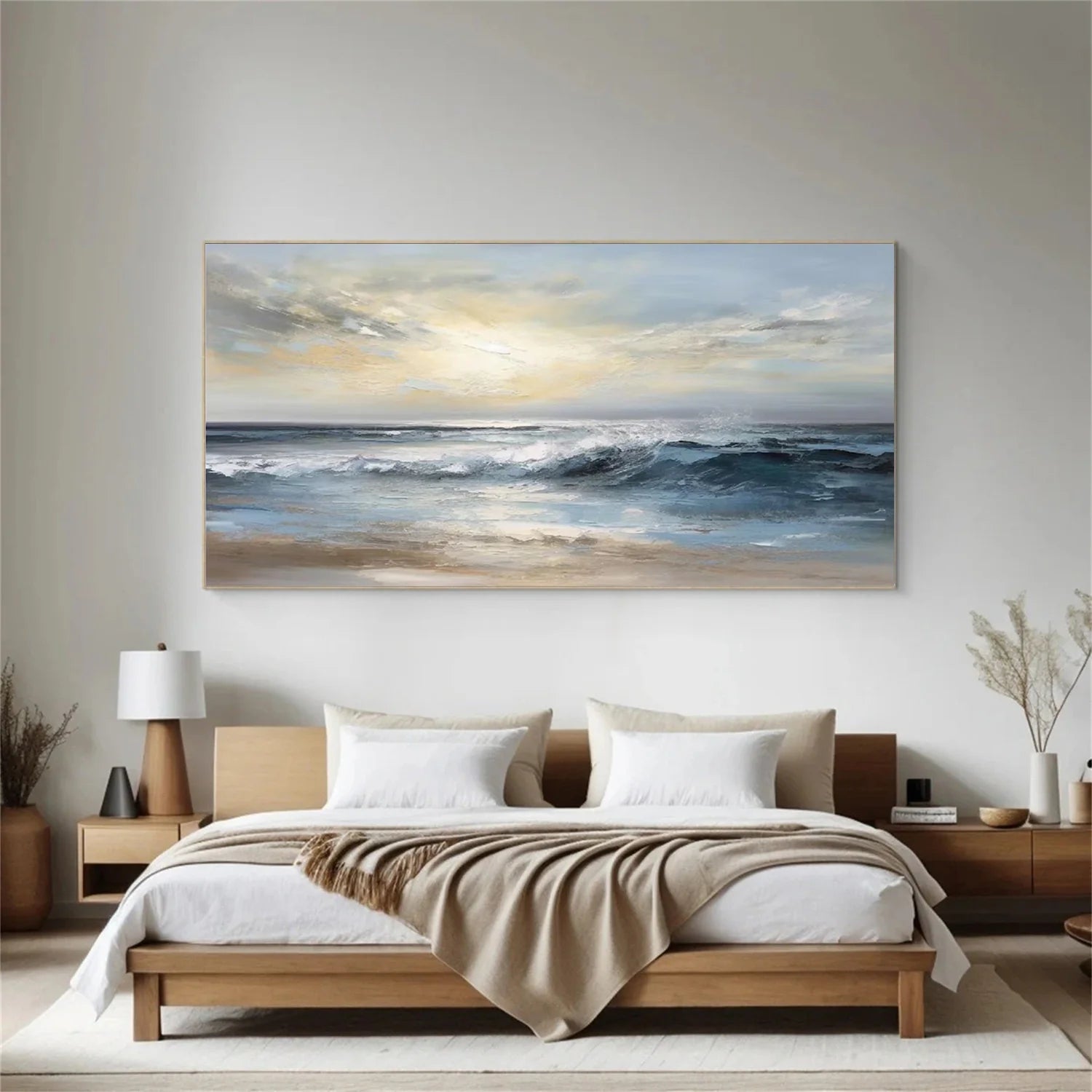 Sky And Ocean Abstract Wall Art #SO259