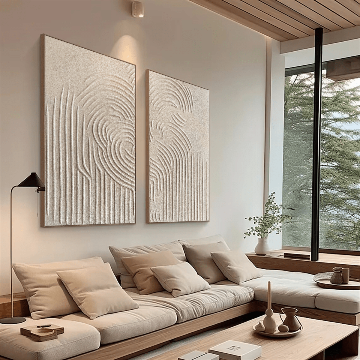 Abstract Painting Set Of 2 #RAB010