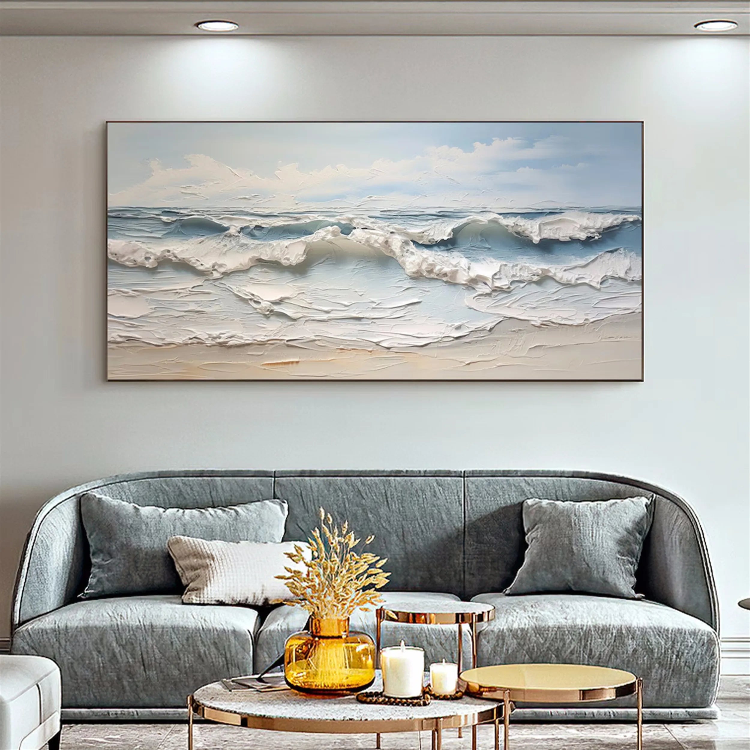 Sky And Ocean Painting #SO086