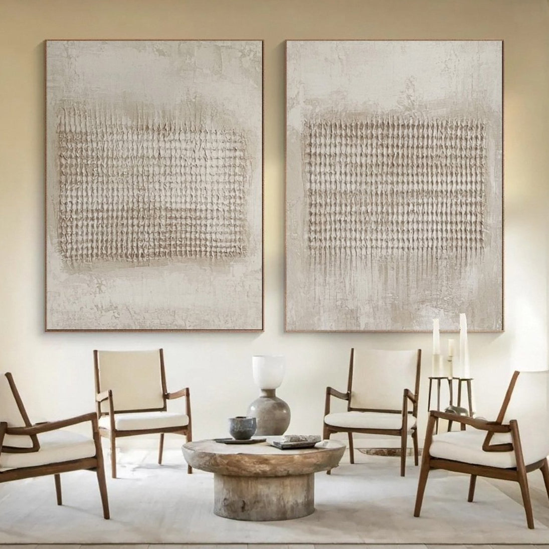 Abstract Painting Set Of 2 #RAB048