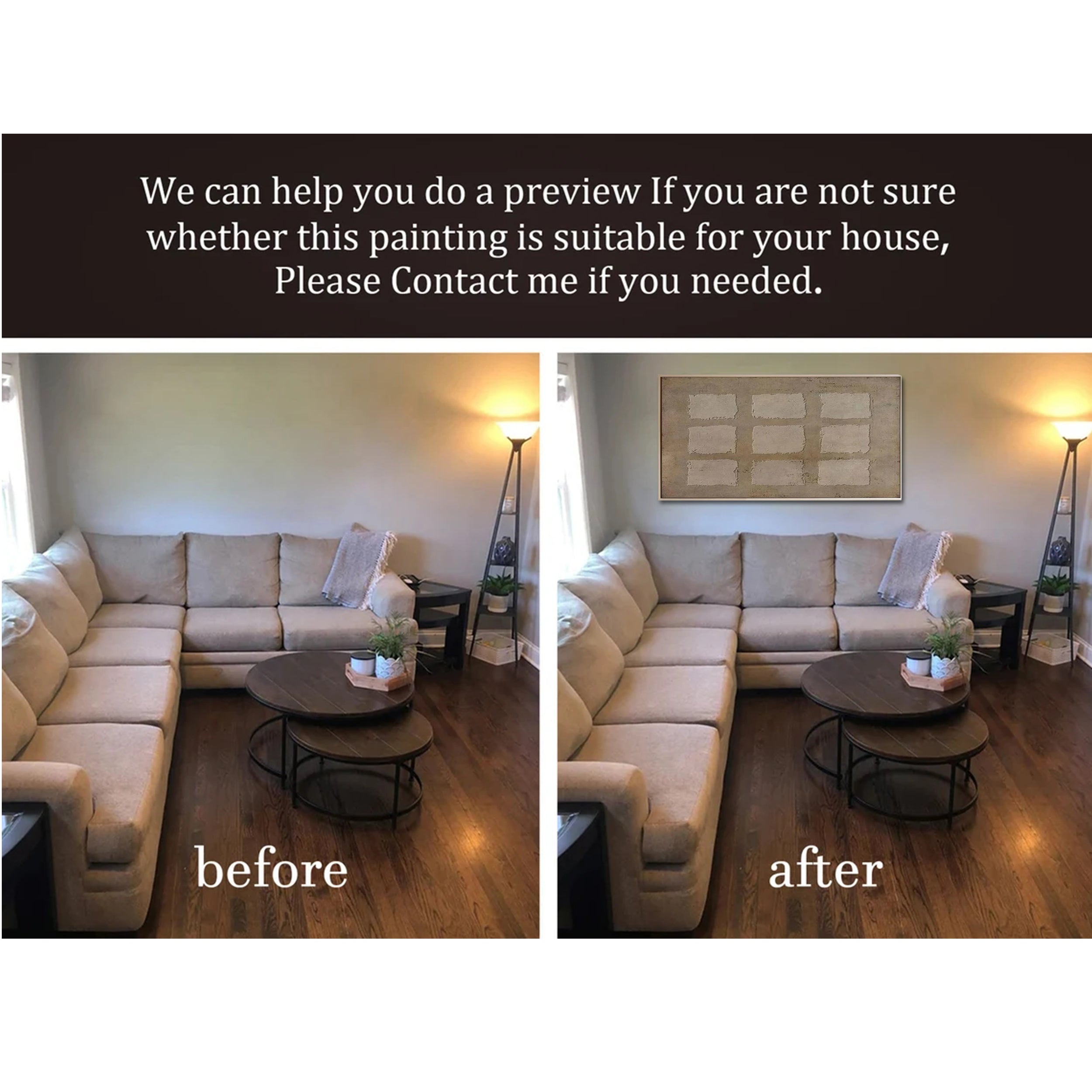 Blue Textured Minimalist Wall Art #BL001