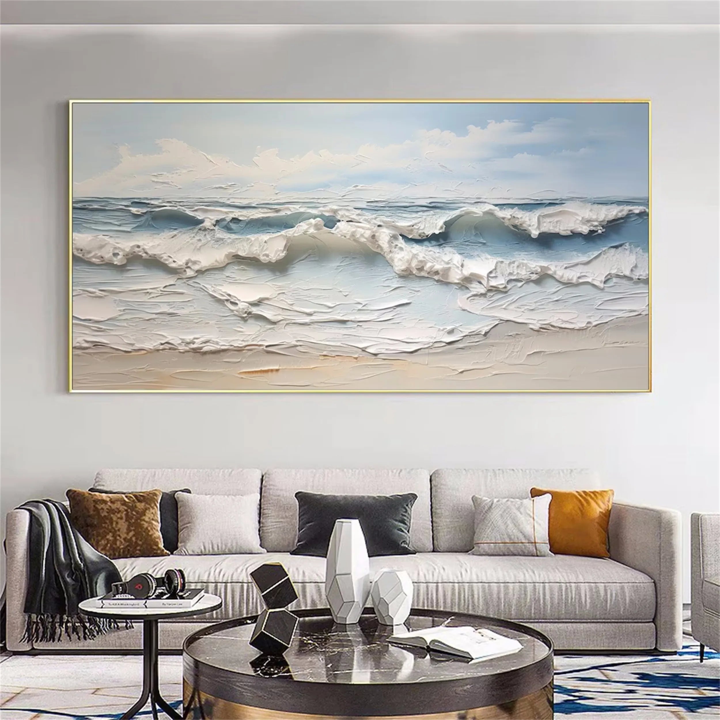 Sky And Ocean Painting #SO086