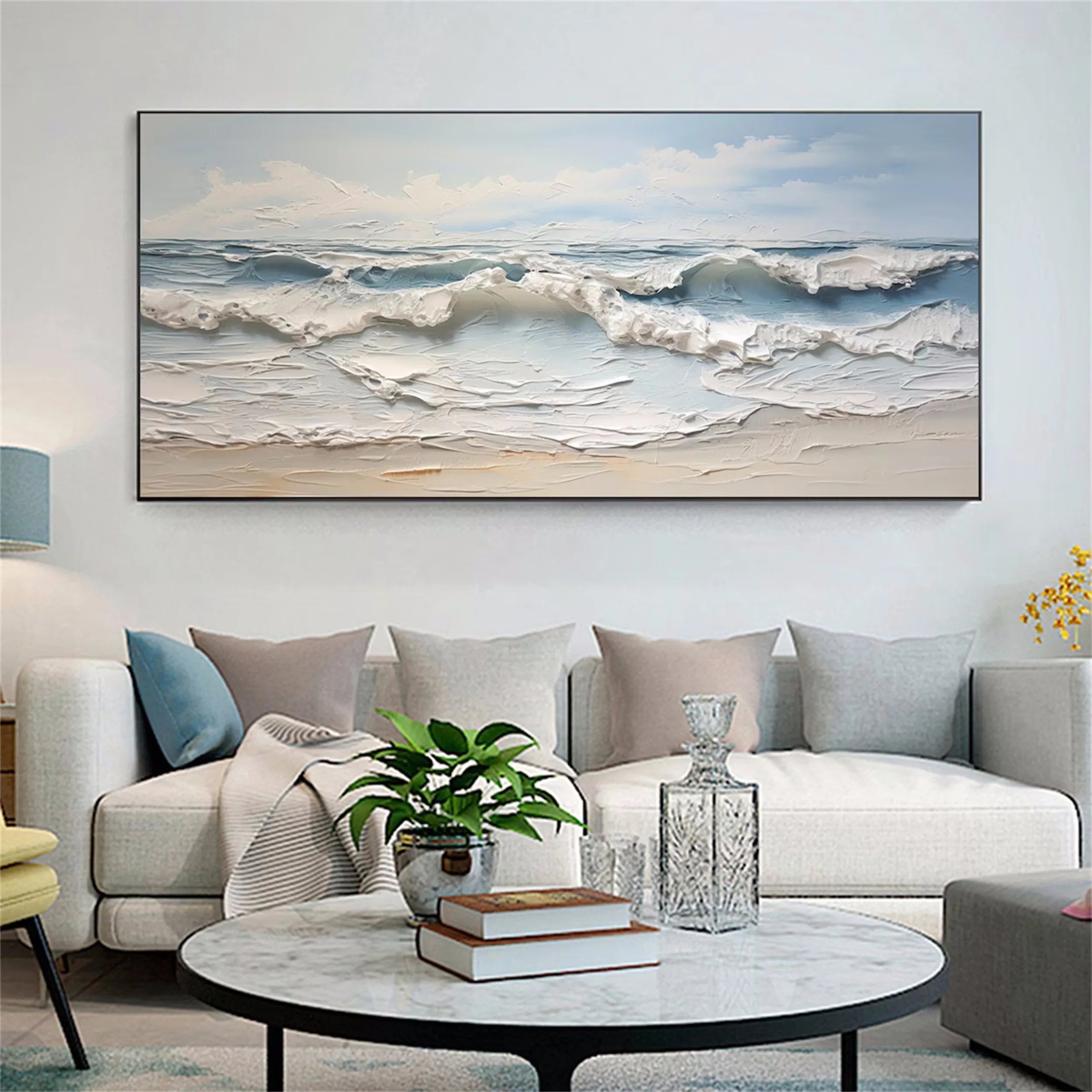 Sky And Ocean Painting #SO086