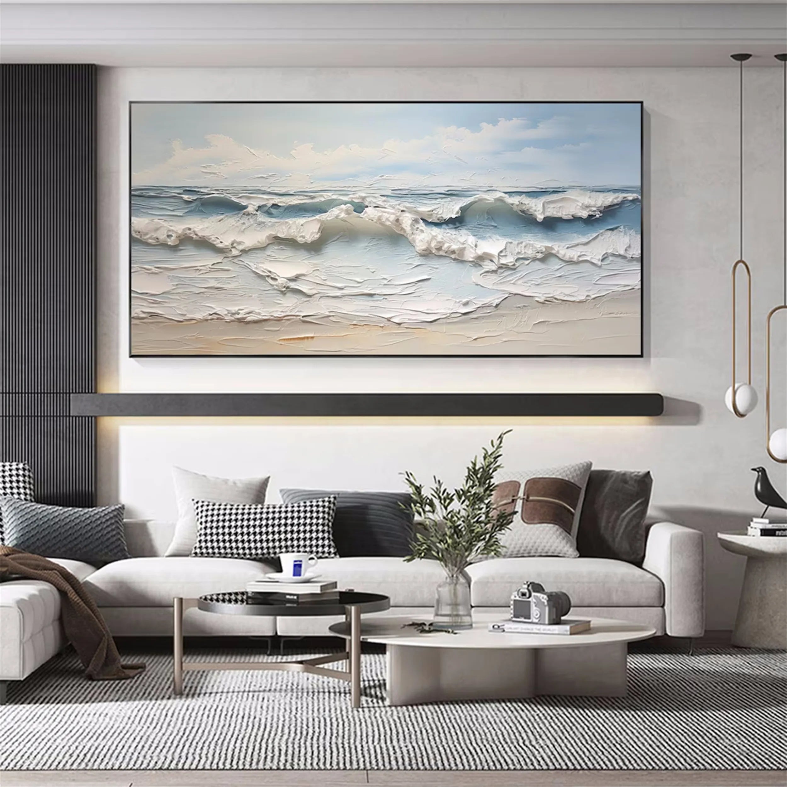 Sky And Ocean Painting #SO086