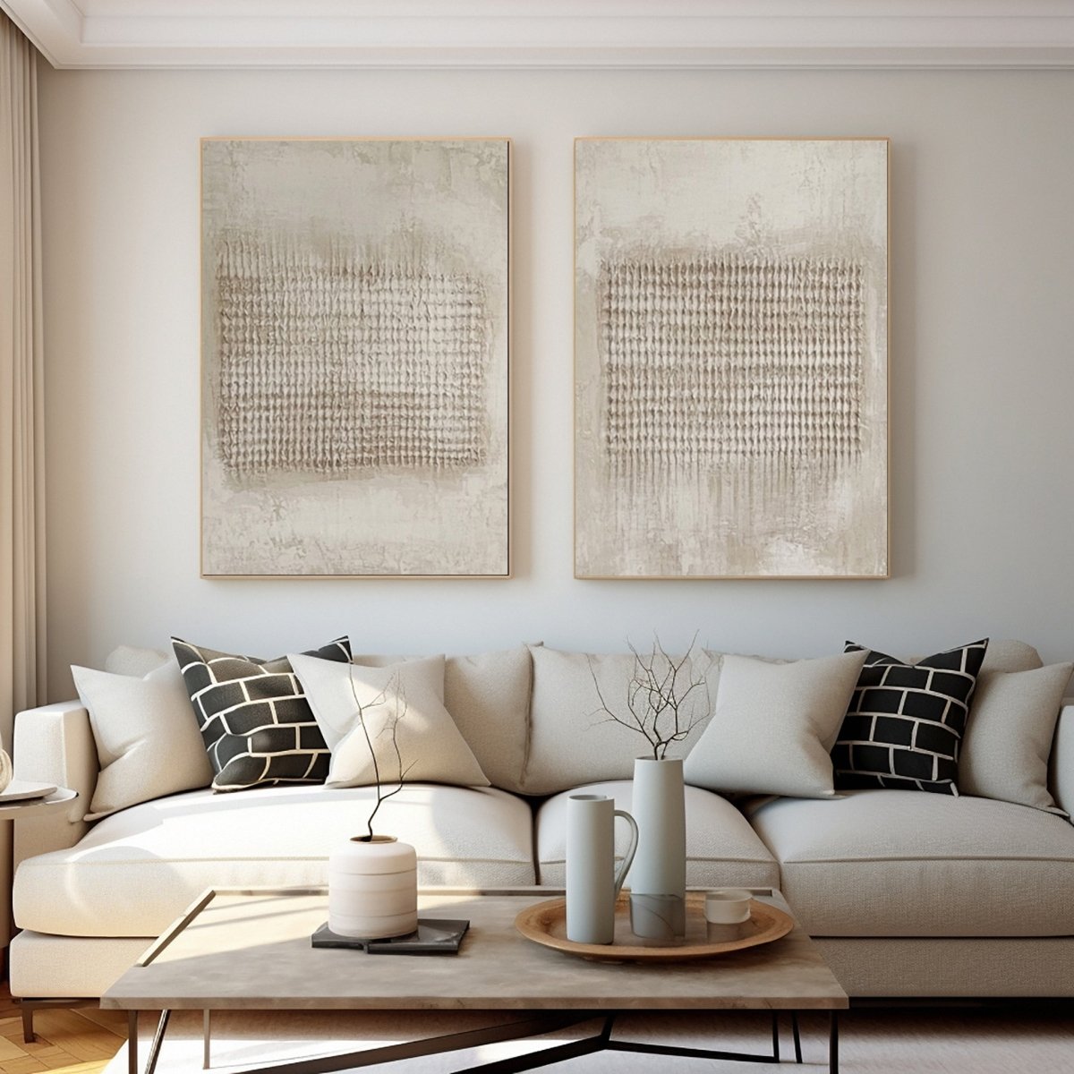 Abstract Painting Set Of 2 #RAB048