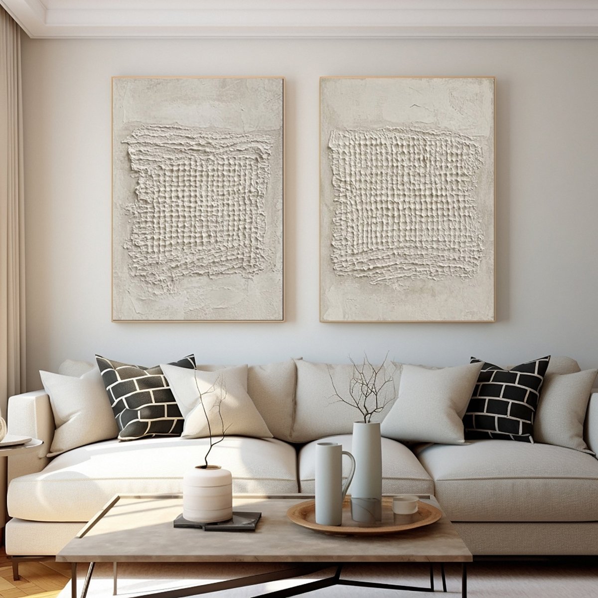 Abstract Painting Set Of 2  #RAB046