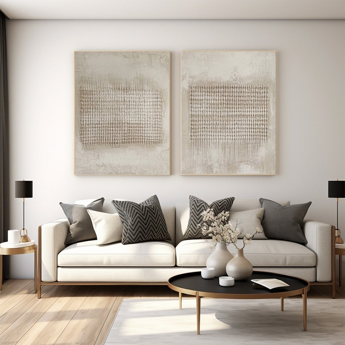 Abstract Painting Set Of 2 #RAB048